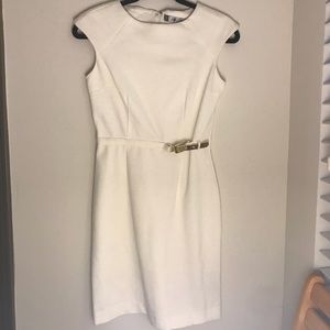 🔴 Jennifer Lopez white dress (size 4)